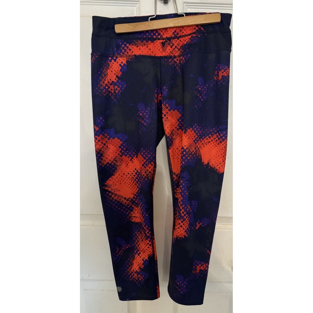 Athleta‎ Royal Colorful Blue Active Athletic Leggings Size small